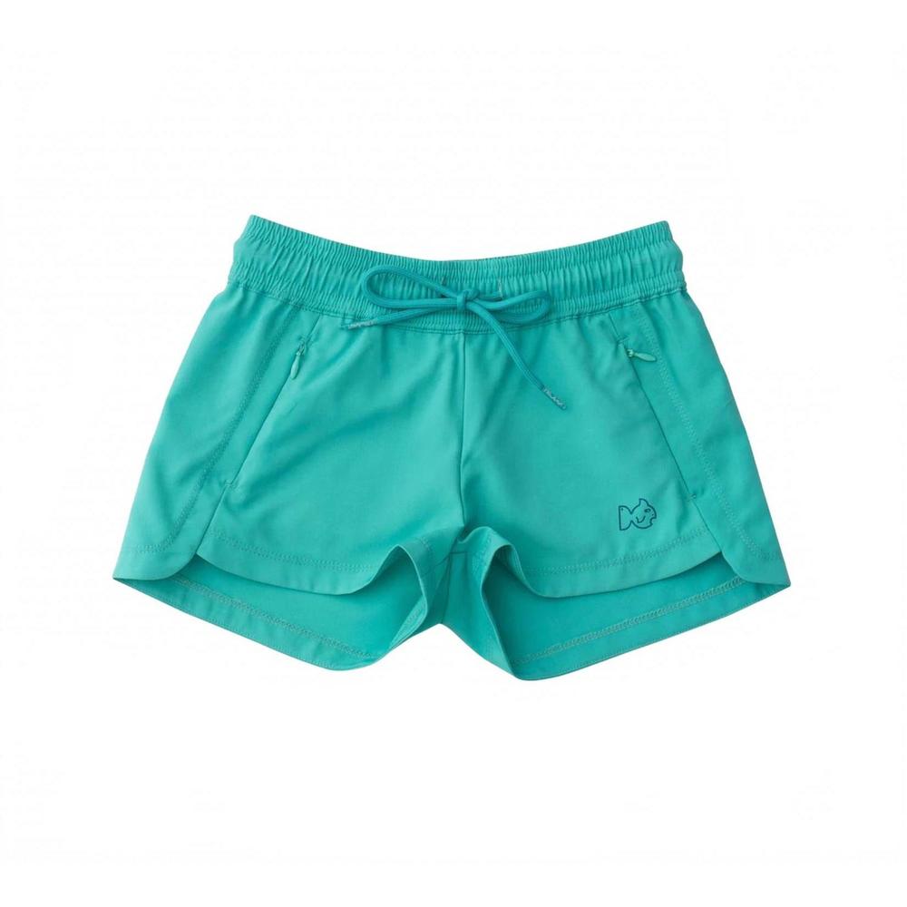 NEW PRODOH girl's beach cruiser short in atlantis green